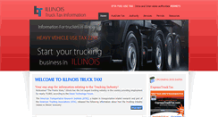 Desktop Screenshot of illinoistrucktax.info