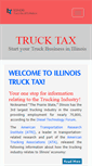 Mobile Screenshot of illinoistrucktax.info